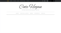 Desktop Screenshot of catehogan.com